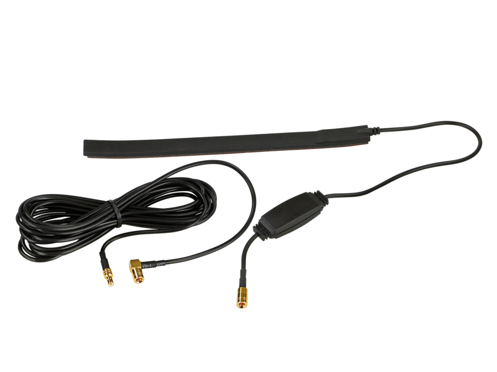 ACV 15-7137134 (Calearo) | Glasklebeantenne DAB+ mit SMB Anschluss und 12V Phantomspeisung